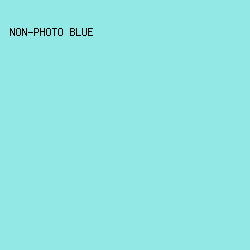 92e8e5 - Non-Photo Blue color image preview