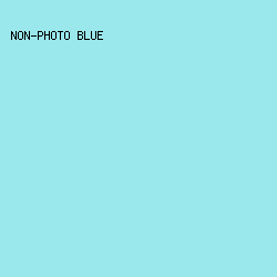 9AE8EC - Non-Photo Blue color image preview