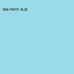 9BDAE9 - Non-Photo Blue color image preview