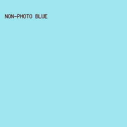 9CE5F1 - Non-Photo Blue color image preview