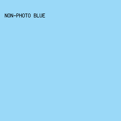 9ad9f8 - Non-Photo Blue color image preview