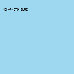 9ed8f0 - Non-Photo Blue color image preview