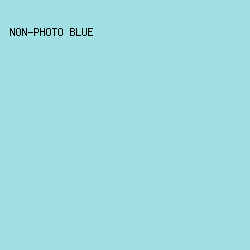 A0E0E4 - Non-Photo Blue color image preview