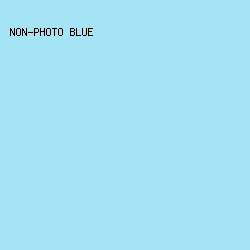 A4E4F4 - Non-Photo Blue color image preview