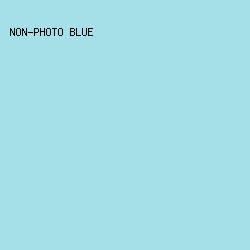 A5E0E8 - Non-Photo Blue color image preview