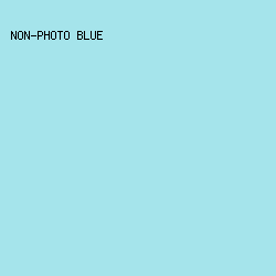 A5E4EB - Non-Photo Blue color image preview