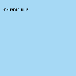 A6D9F5 - Non-Photo Blue color image preview