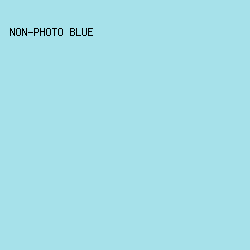 A6E1EA - Non-Photo Blue color image preview