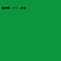 0B953D - North Texas Green color image preview