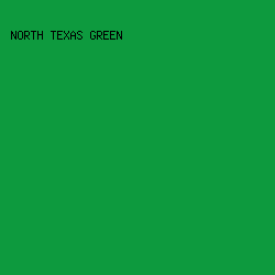0D9A3E - North Texas Green color image preview