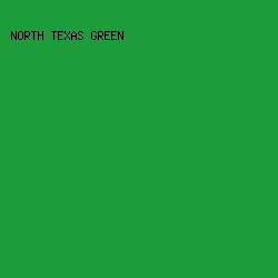 1B9E3A - North Texas Green color image preview