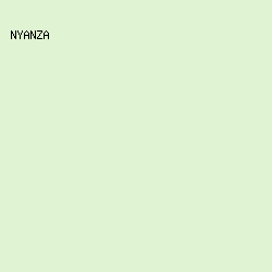 E0F3D2 - Nyanza color image preview