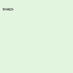 E2F5DF - Nyanza color image preview