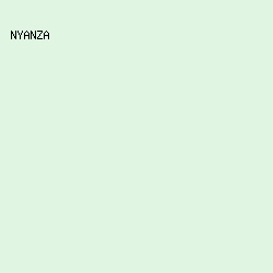 e0f6e3 - Nyanza color image preview