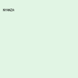 e1f5e4 - Nyanza color image preview