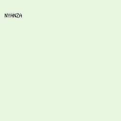 e8f5df - Nyanza color image preview