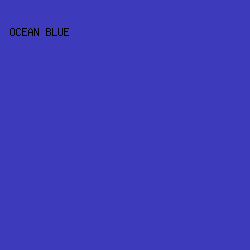 3d3bbb - Ocean Blue color image preview