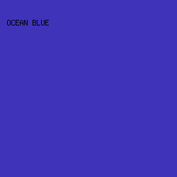 3f33ba - Ocean Blue color image preview