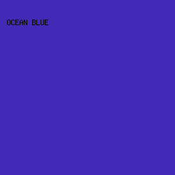 4429B8 - Ocean Blue color image preview