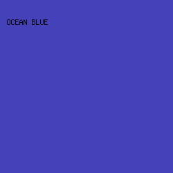 4542b9 - Ocean Blue color image preview