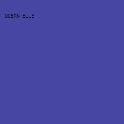 4547A3 - Ocean Blue color image preview