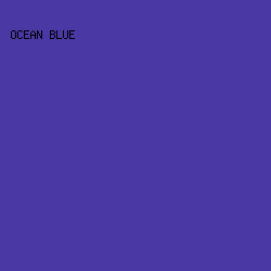 4A38A4 - Ocean Blue color image preview