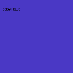 4A38C5 - Ocean Blue color image preview