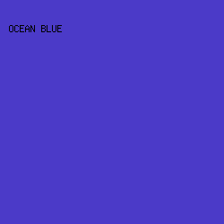 4B3AC8 - Ocean Blue color image preview