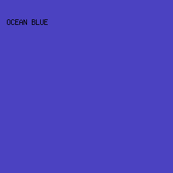 4B42C1 - Ocean Blue color image preview