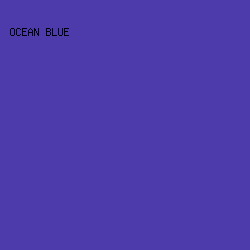 4D3BAC - Ocean Blue color image preview