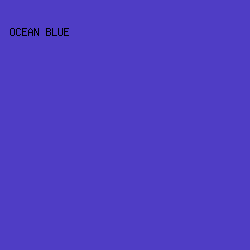 4F3DC5 - Ocean Blue color image preview