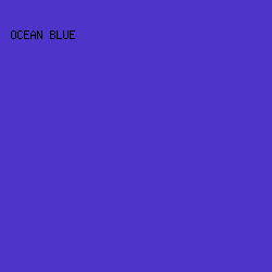 4f34ca - Ocean Blue color image preview
