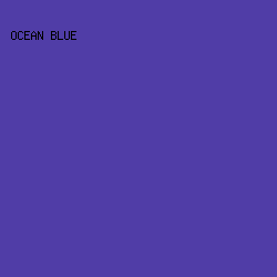 503DA7 - Ocean Blue color image preview