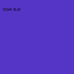 5535c5 - Ocean Blue color image preview