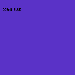 5A32C7 - Ocean Blue color image preview