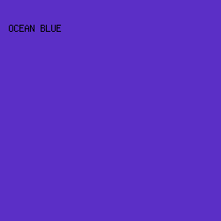 5B2FC6 - Ocean Blue color image preview