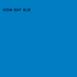 007dc3 - Ocean Boat Blue color image preview