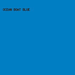 007ec3 - Ocean Boat Blue color image preview