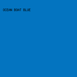 0374C0 - Ocean Boat Blue color image preview