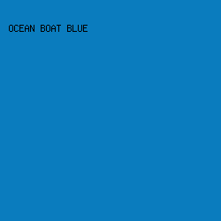 0A7CBE - Ocean Boat Blue color image preview