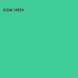 3FCB95 - Ocean Green color image preview