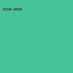 45C49C - Ocean Green color image preview