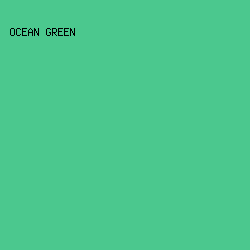 4BC88E - Ocean Green color image preview