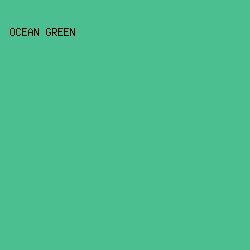 4CBF91 - Ocean Green color image preview