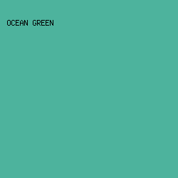 4DB39D - Ocean Green color image preview