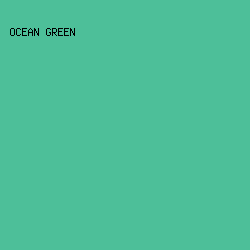 4DBF99 - Ocean Green color image preview