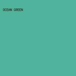 4FB39B - Ocean Green color image preview