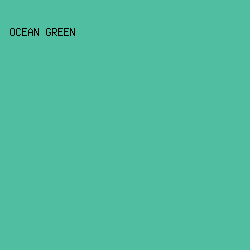 50BFA1 - Ocean Green color image preview
