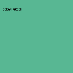 58B793 - Ocean Green color image preview