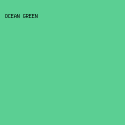 5BCF93 - Ocean Green color image preview